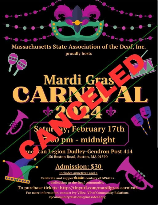 Mardi Gras 2024 – CANCELLED