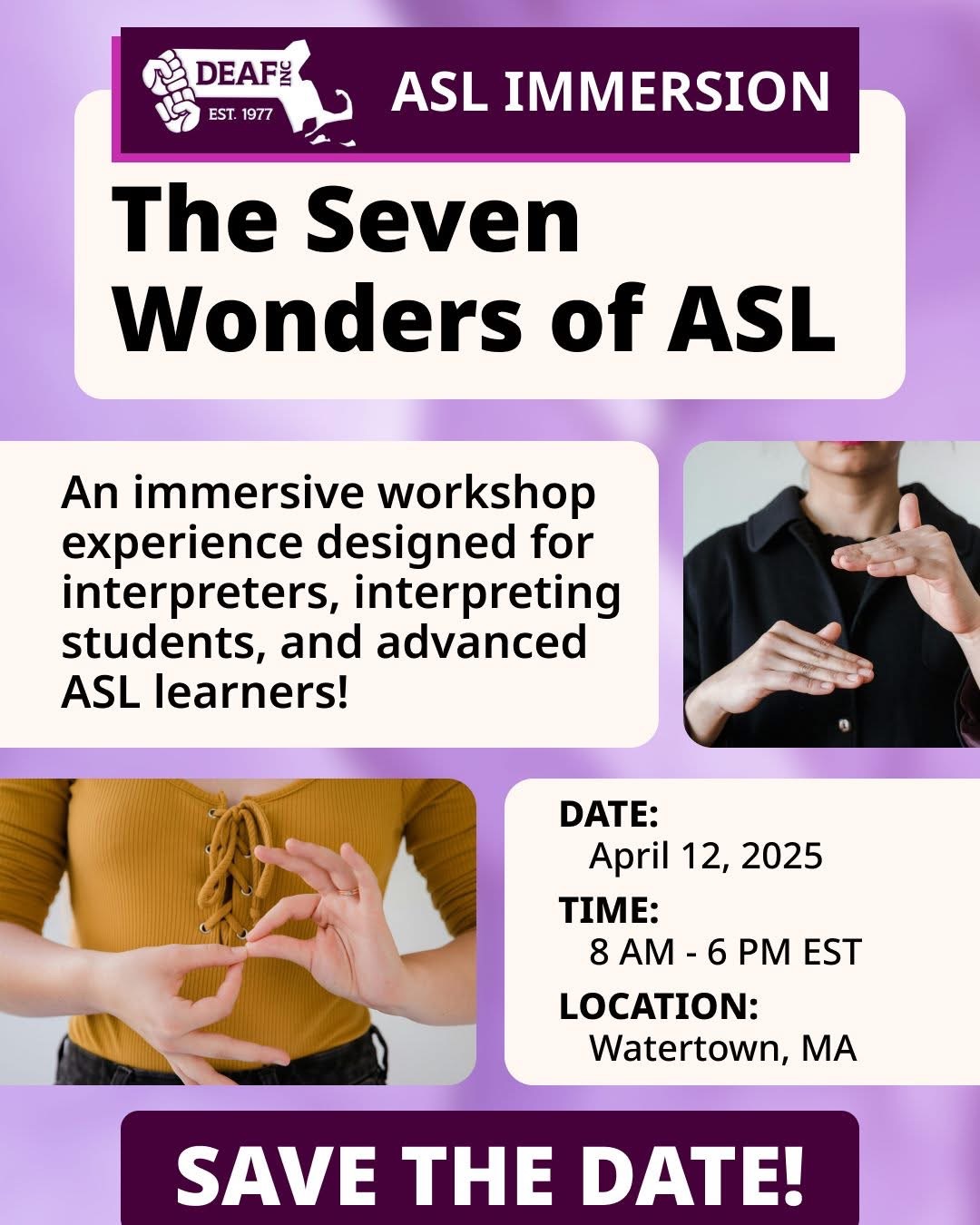 Deaf Inc. The Seven Wonders of ASL