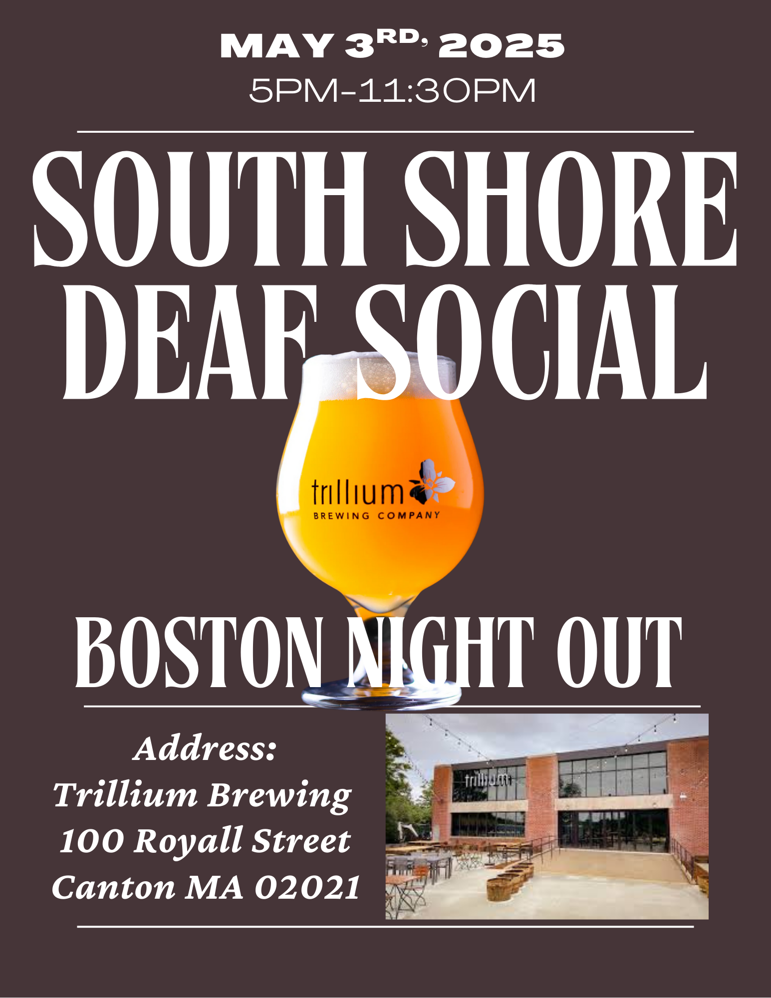 South Shore Deaf Social /// BOSTON DEAF NIGHT OUT