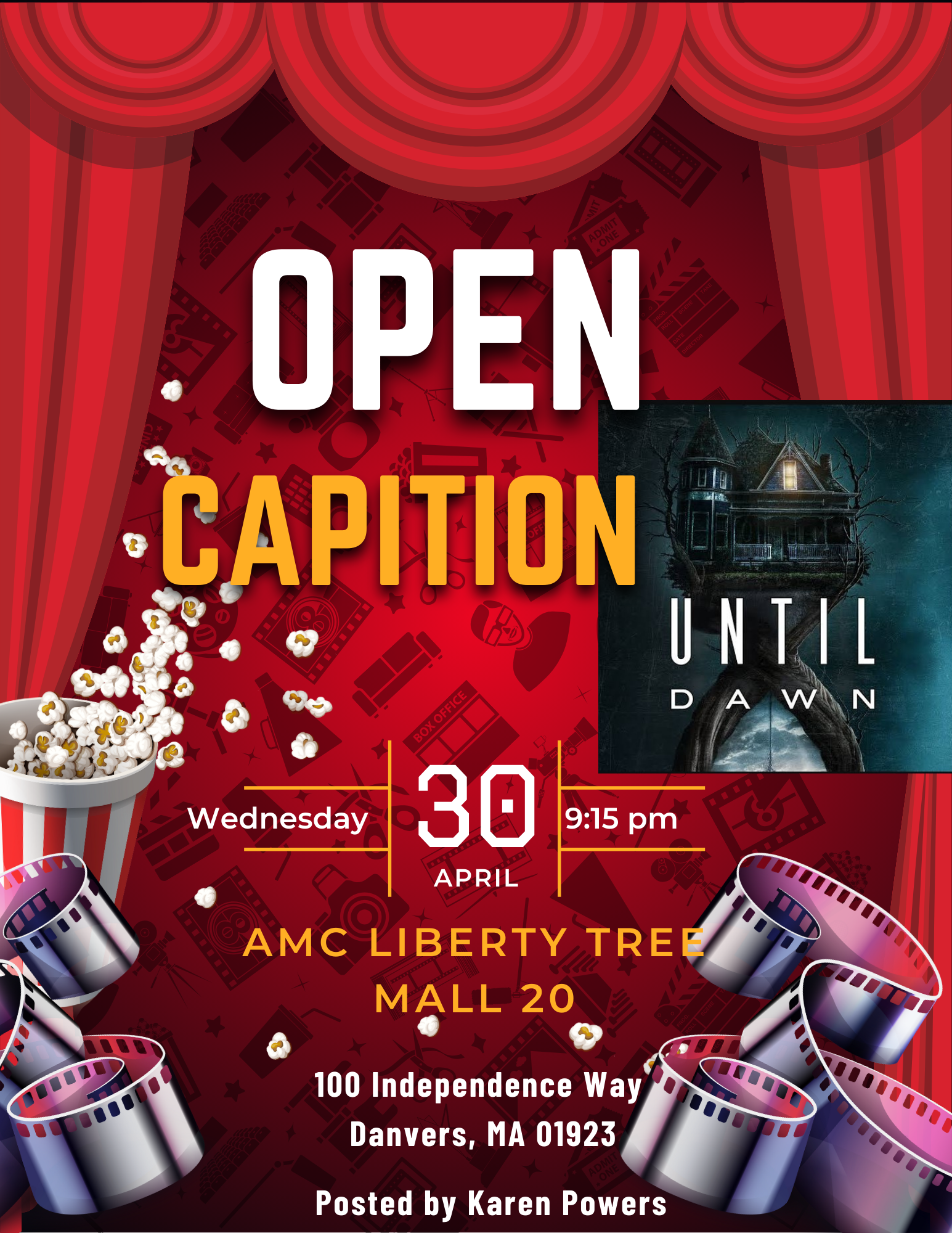 Open Caption "Until Dawn"
