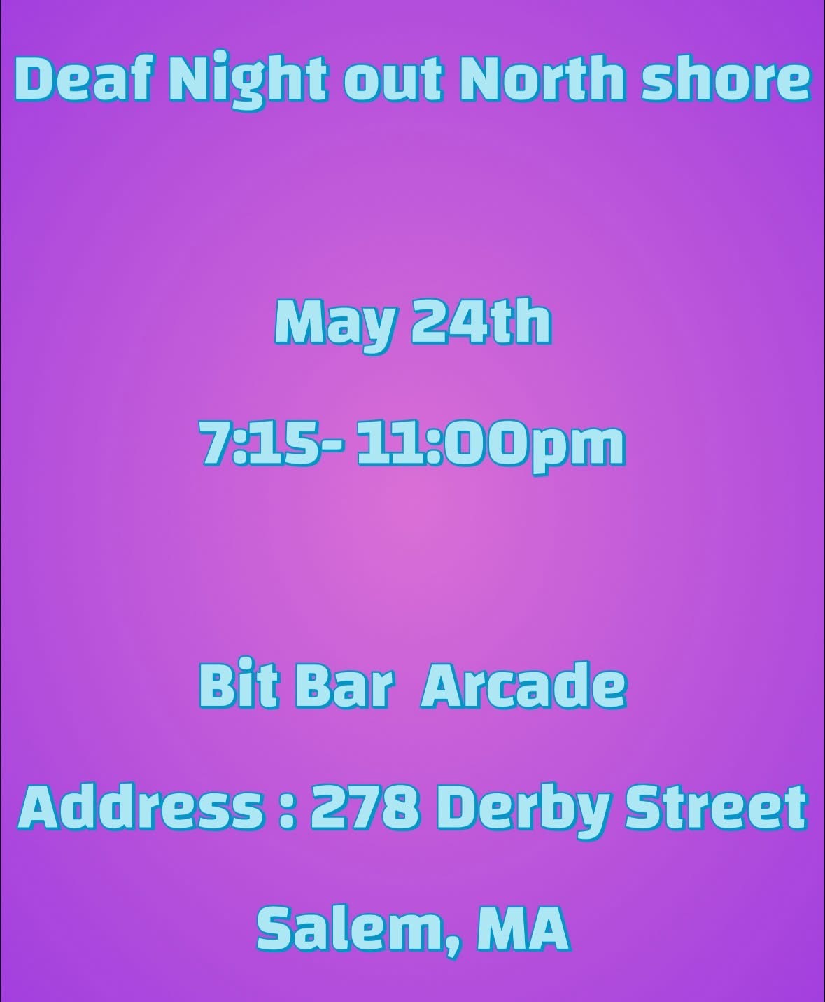 Boston Deaf Night Out North Shore
